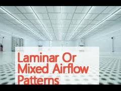 हेपा फिल्टर के साथ मॉड्यूलर स्वच्छ कक्ष 0.3-0.5 मीटर/सेकंड औसत हवा की गति