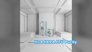 H14 HEPA FFU स्वच्छ वायु समाधान