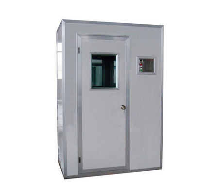 पीवीसी रोलर शटर दरवाजे के साथ 1250W स्टेनलेस स्टील एयर शावर इकाइयां