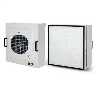Laminar Flow Hood Efficiency स्टेनलेस स्टील फैन फिल्टर यूनिट FFU H13/H14 HEPA फिल्टर के साथ