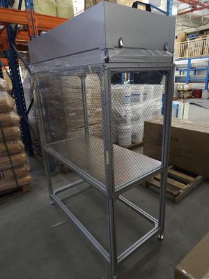 स्वच्छ बेंच फ्लोरोसेंट प्रकाश व्यवस्था लमीनायर वायु प्रवाह वर्ग 100 स्वच्छता 1000-1200m3/H वायु मात्रा