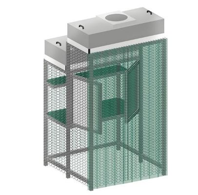 99.99% फ़िल्टर फ़्लो क्लीनरूम बूथ