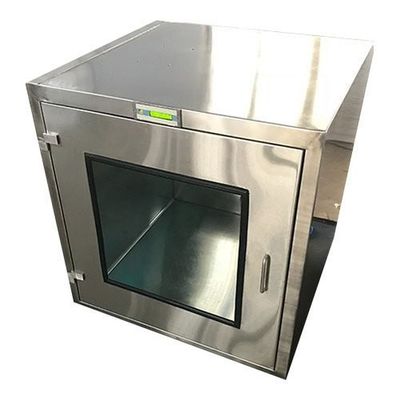 स्टेनलेस स्टील स्वच्छ कक्ष खिड़कियों के माध्यम से पास 500x500 स्वच्छ कक्ष कक्ष के माध्यम से पास