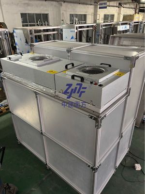 लचीला मॉड्यूलरिटी और पारदर्शी बाड़े के साथ अनुकूलन योग्य स्थान के लिए स्वच्छ कक्ष बूथ