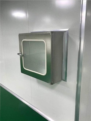 क्लीनरूम सेल्फ-प्यूरिफिकेशन सर्कुलेटरी सिस्टम के लिए HEPA फ़िल्टर और ब्लोअर स्टेनलेस स्टील पास बॉक्स