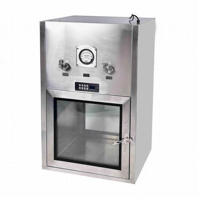 स्टेनलेस स्टील के साथ नियमित रखरखाव को आसान बनाया गया स्वच्छ कक्ष स्थानांतरण खिड़की यूवी लैंप को तुरंत बदलें