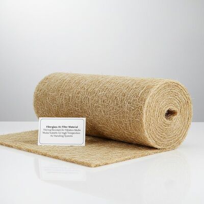 quality फाइबरग्लास एयर फिल्टर सामग्री थर्मल प्रतिरोधी एयर फिल्ट्रेशन मीडिया उच्च तापमान एयर हैंडलिंग सिस्टम के लिए उपयुक्त factory